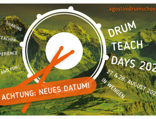 Agostini Drum Teach Days 2022 auf 27./28. August verschoben!